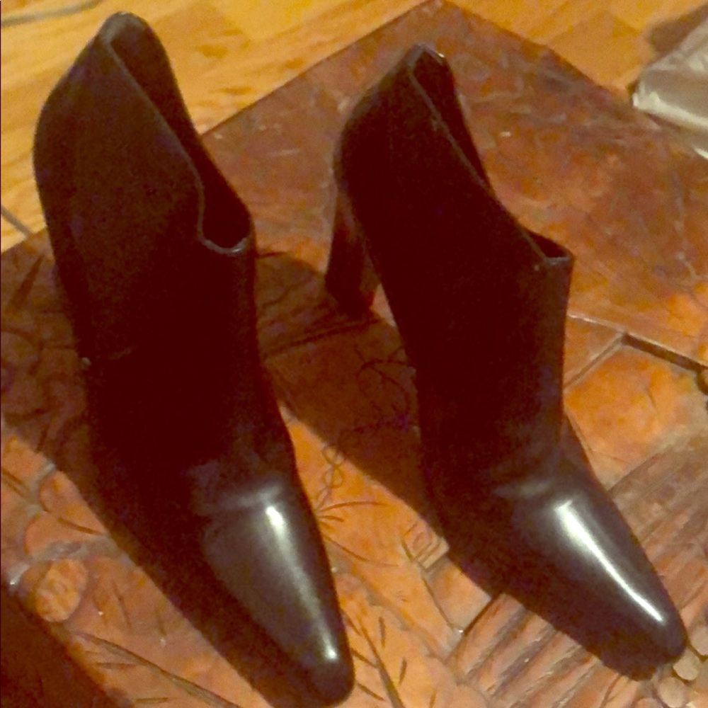 Prada leather shoe bootie